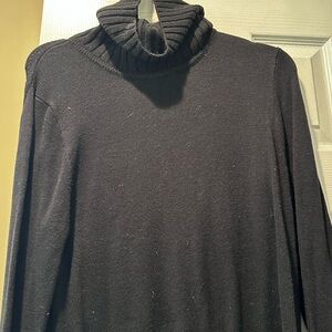 J. Crew Factory Black Long Sleeve Dress